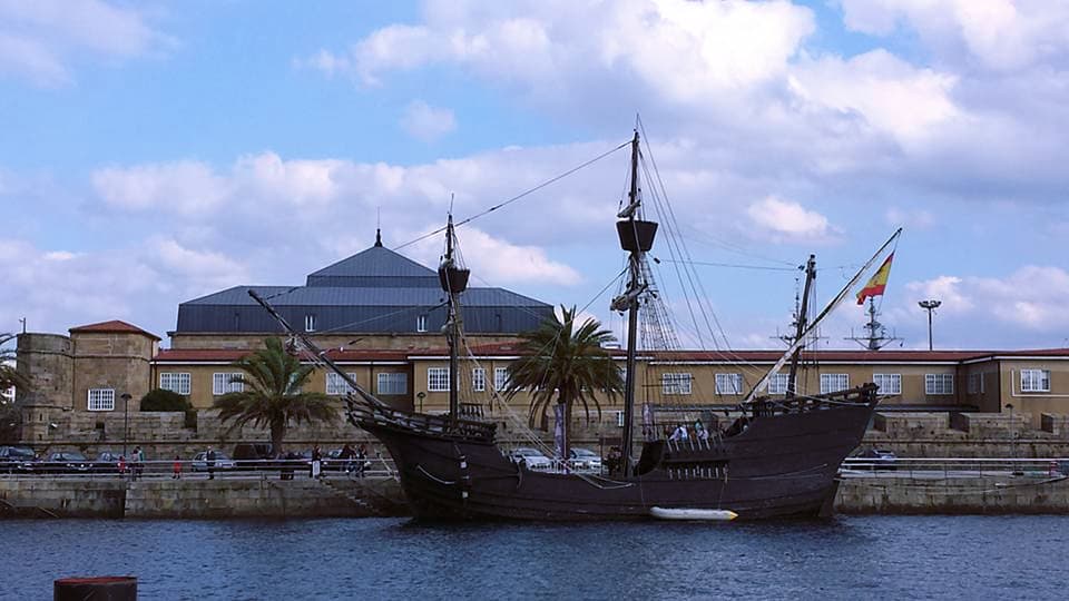 ferrol on Camino Ingles, one of the popular camino de Santiago routes 