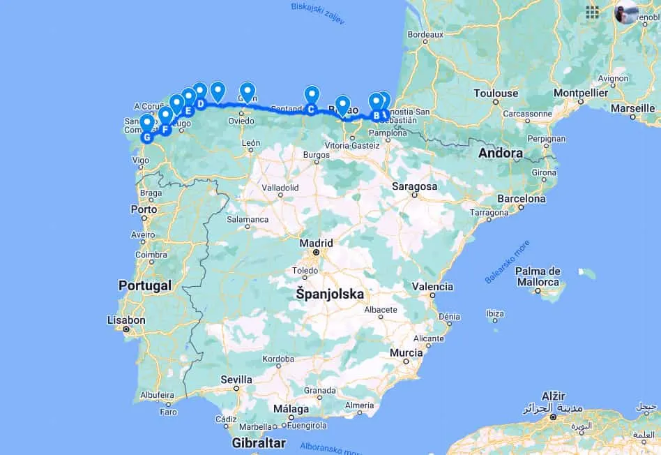 Camino del Norte is one of the most popular Camino del Santiago routes