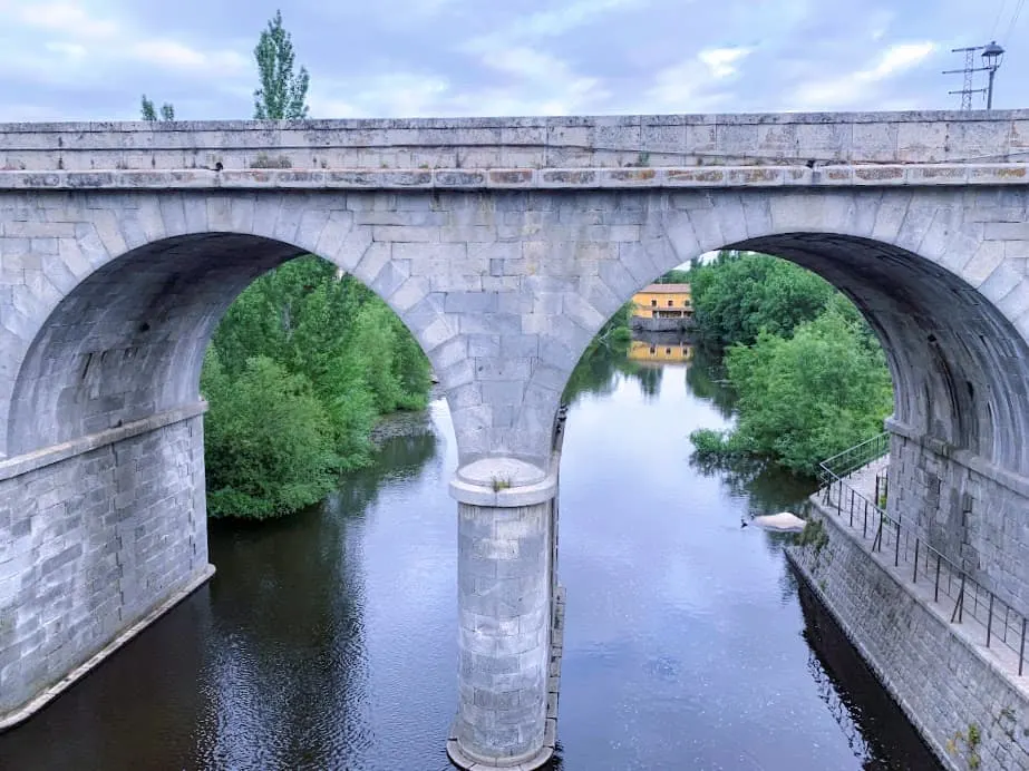 Roman Bridge in Avila Spain 