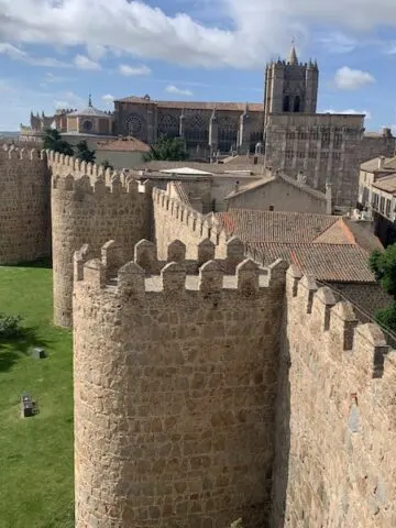 Walking the walls of Avila is one of the best things to do in Avila Spain