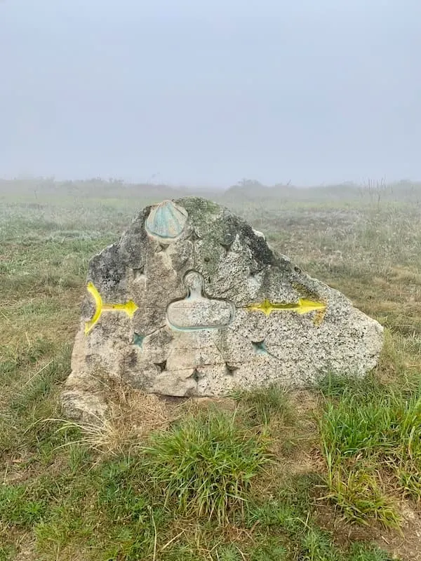 Camino symbols on Camino Sanabres