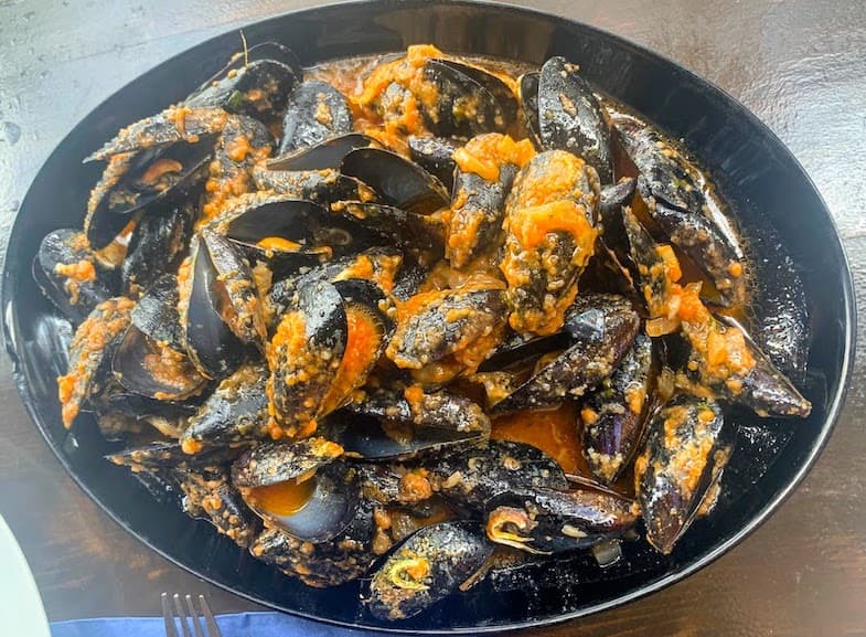 Mussels Buzara is a must-try dish in Split Croatia