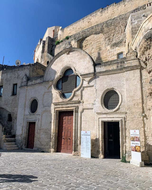Visiting the church of San Pietro Barisano is one of the best things to do in Matera Italy 