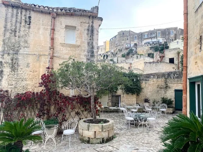 The city of Matera in Italy 