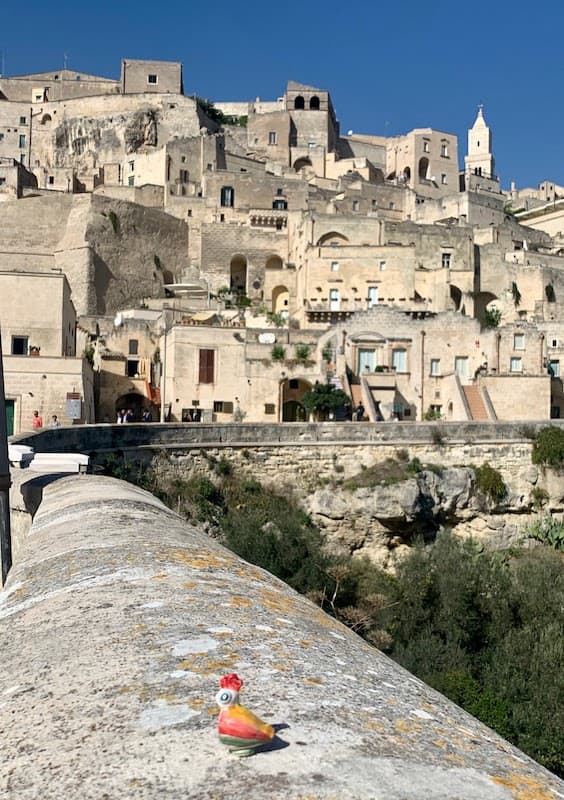 Buying a Cuccu di Matera as a souvenir is among the best things to do in Matera Italy 