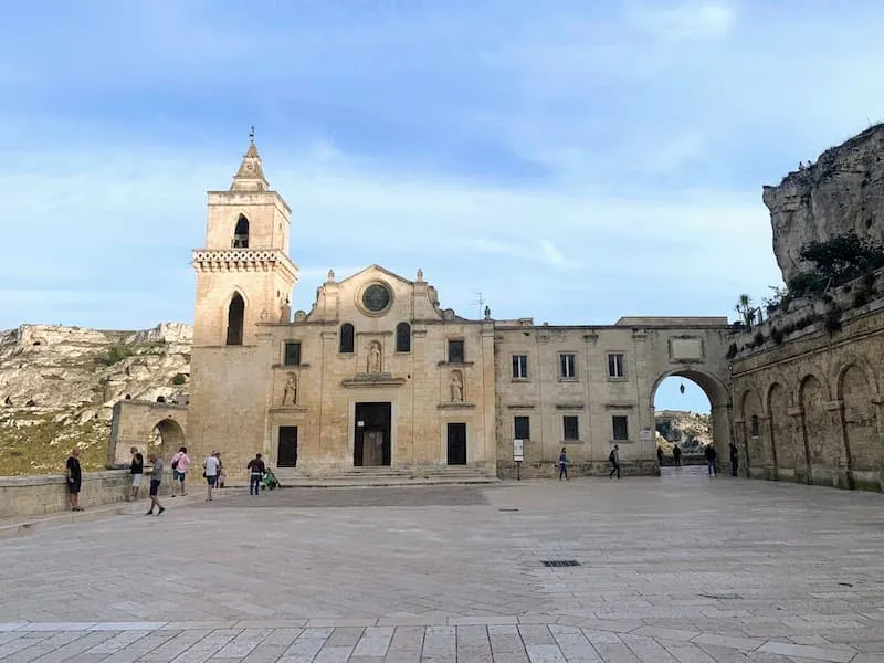Visiting Saint Pietro Caveoso church is among the best things to do in Matera Italy 