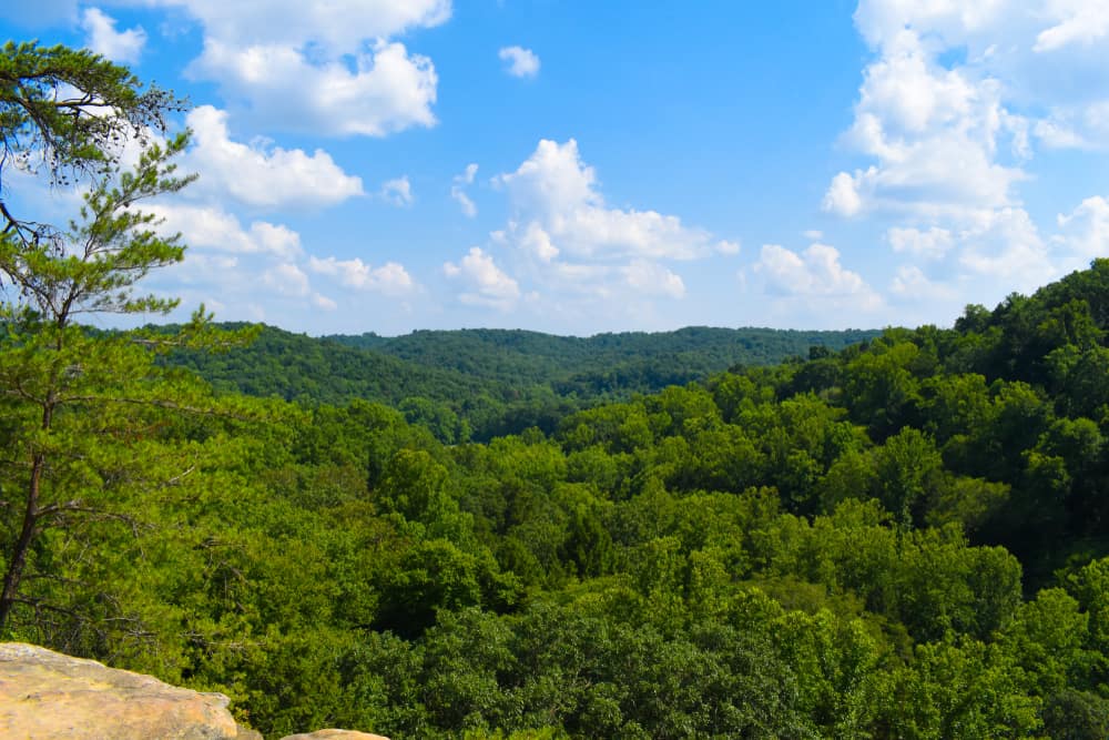 Hocking hills is among the best places to travel in March USA