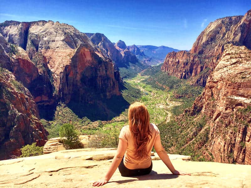 Zion NP is one of the best national parks to visit in March in the US