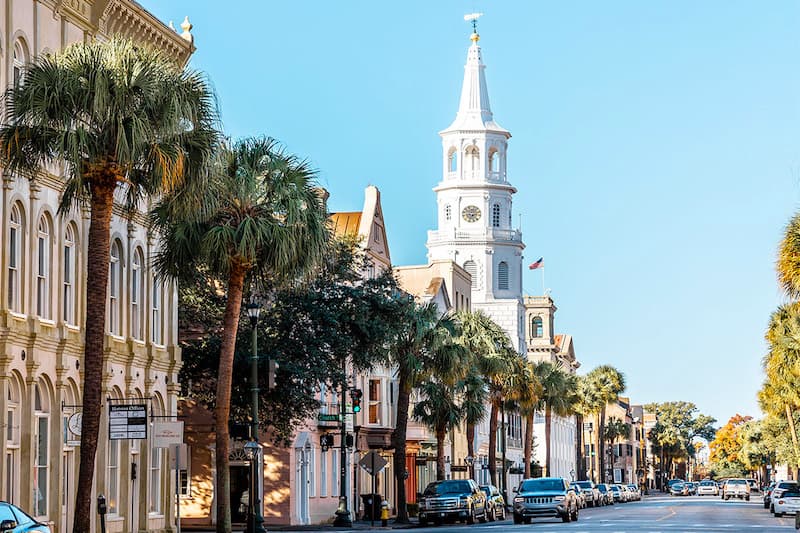 Charleston is among the best places to travel in March USA