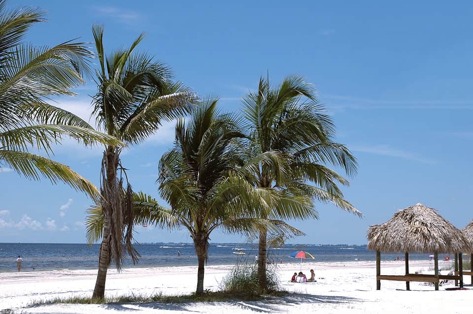 Relaxing in Fort Meyers Beach is among the best things to do in Southwest Florida 