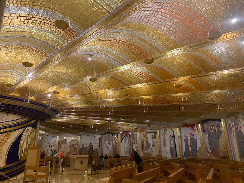 The crypt of Saint Padre Pio Shrine in Italy