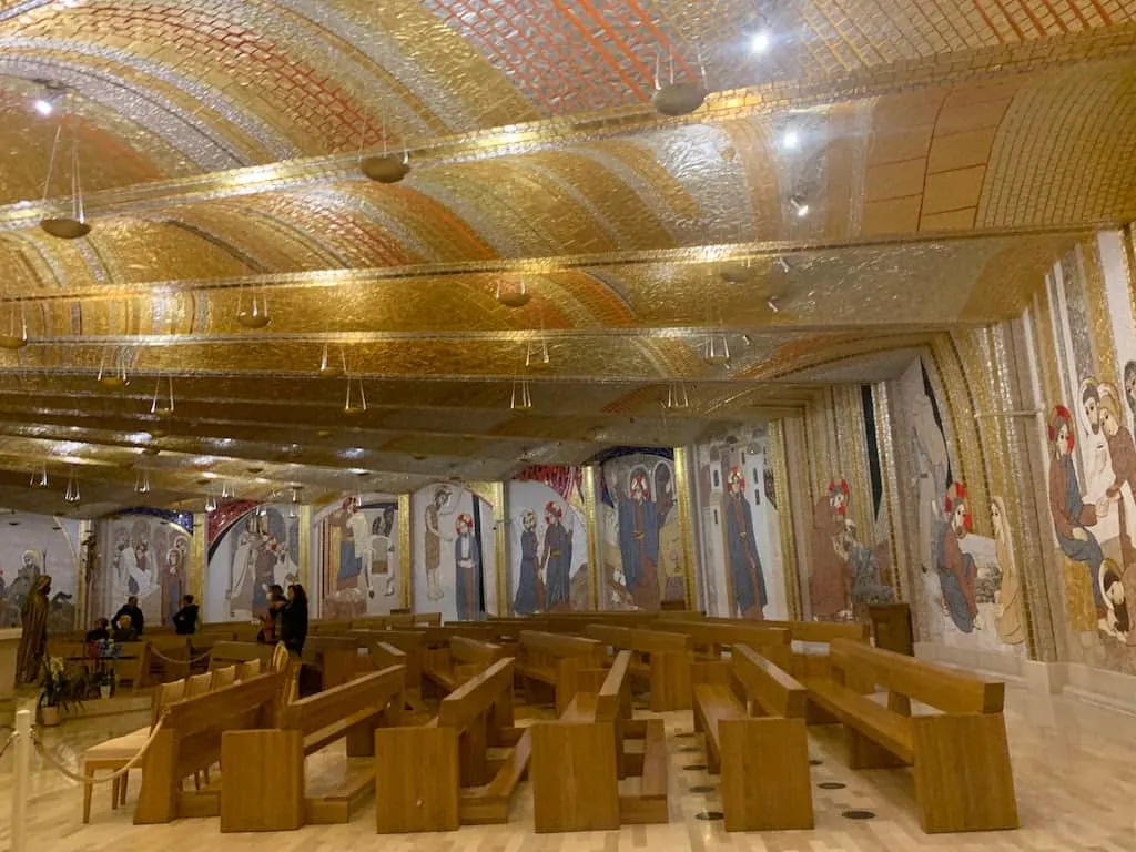 The crypt of Padre Pio Shrine in Italy 