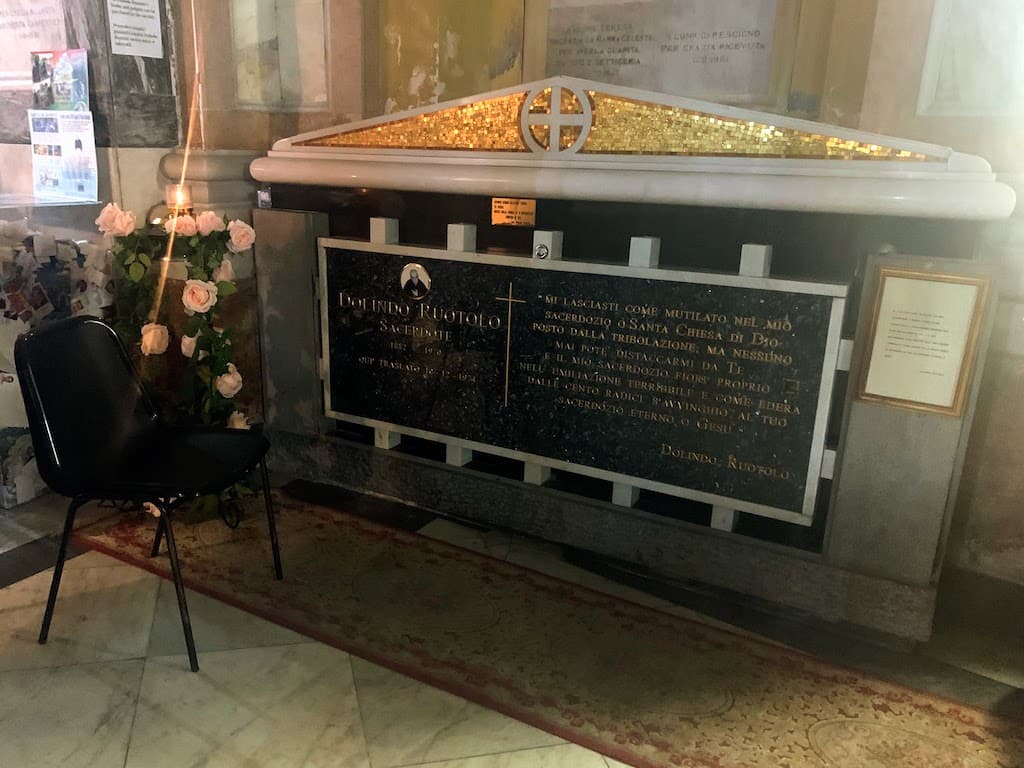 Visiting the tomb of Fr Dolindo Ruotolo is a top thing to do in Naples Italy for Catholics 