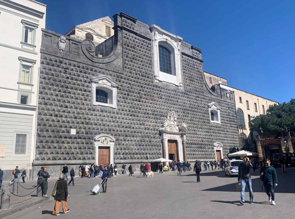Visiting the Chiesa Gesù Nuovo is among the top 10 best things to do in Naples in Italy 