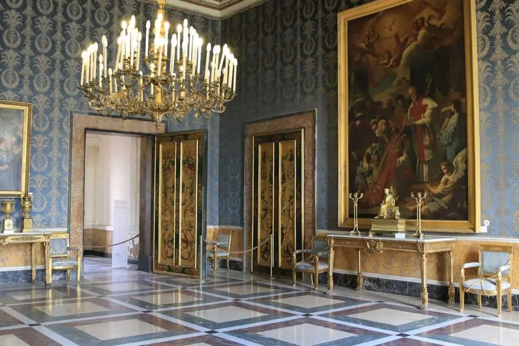 Touring the Palazzo Reale di Napoli is mong the best things to do in Naples Italy 
