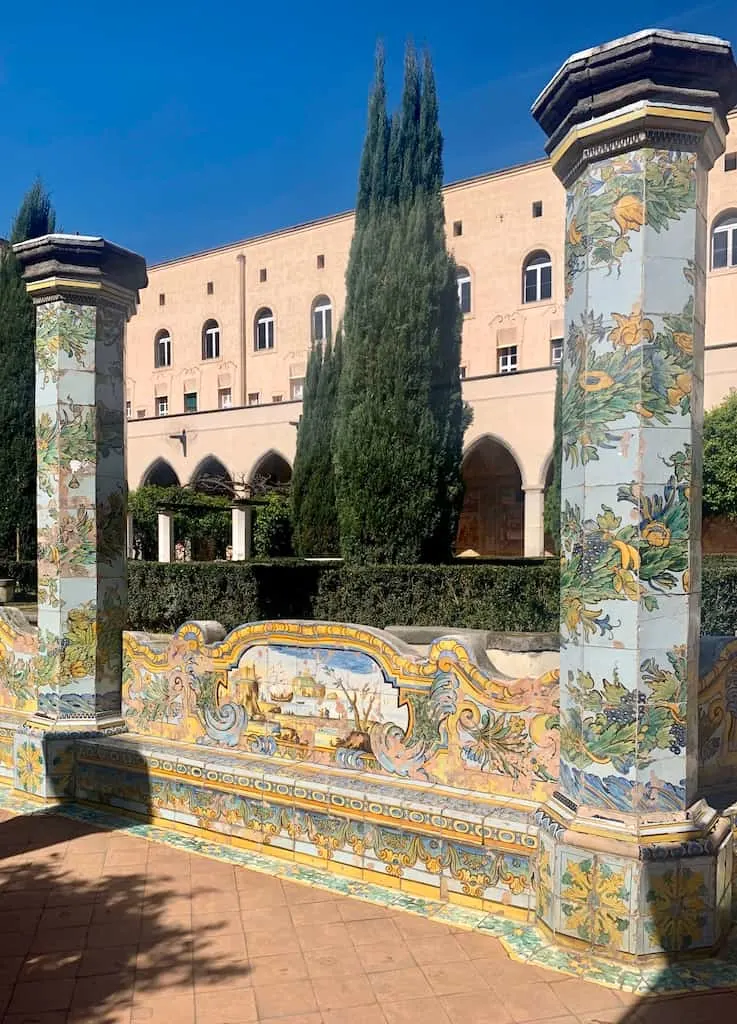 Visiting the Complesso Monumentale di Santa Chiara is among the best things to do in Naples Italy 