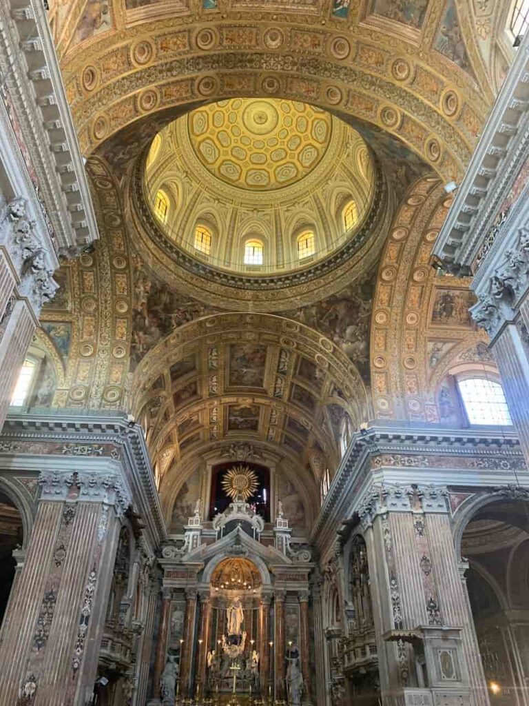 The Chiesa del Gesù Nuovo needs to be on any one day in Naples itinerary