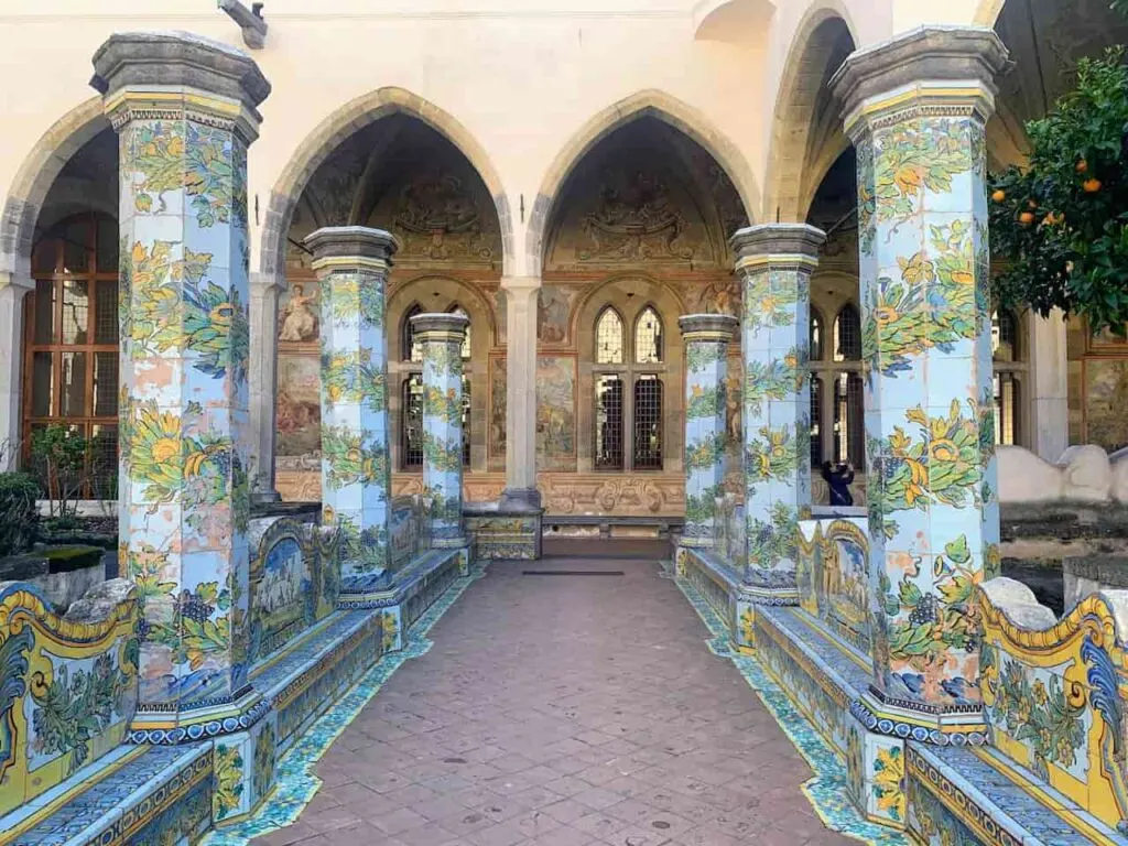 The Cloister of Saint Claire Convent needs to be on any one day in Naples itinerary