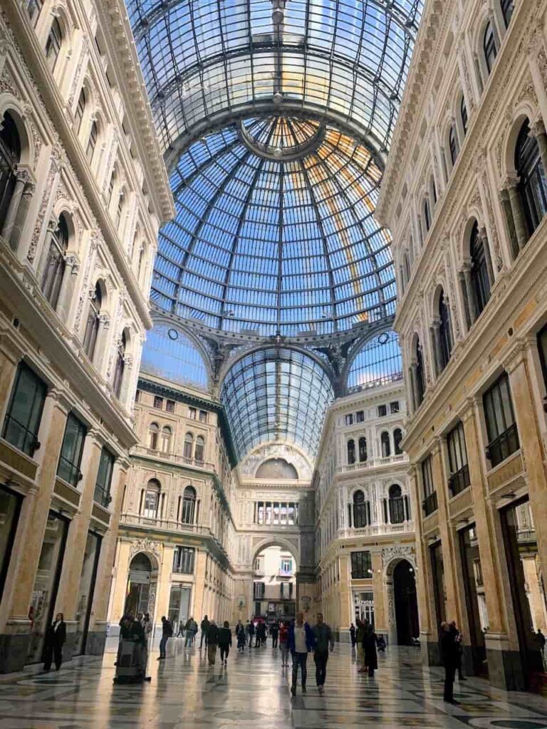 The Galleria Umberto I is a must-see if visiting Naples in one day only 