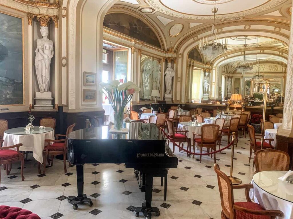 The Gran Caffè Gambrinus needs to be on any one day in Naples itinerary 
