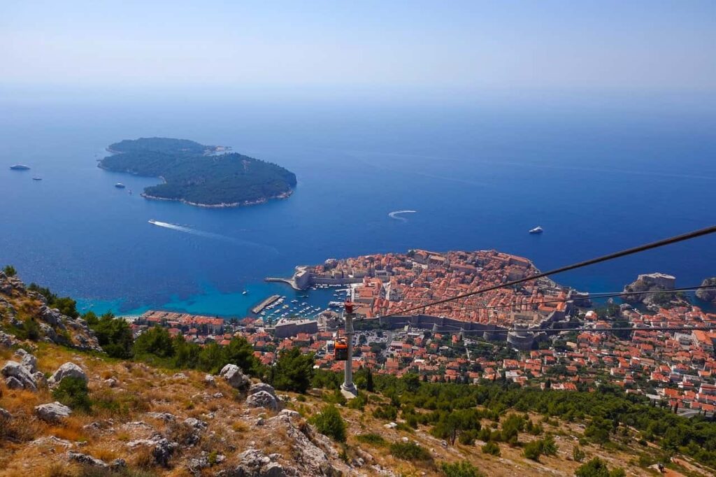 A cable car tour is among the best Dubrovni tours 