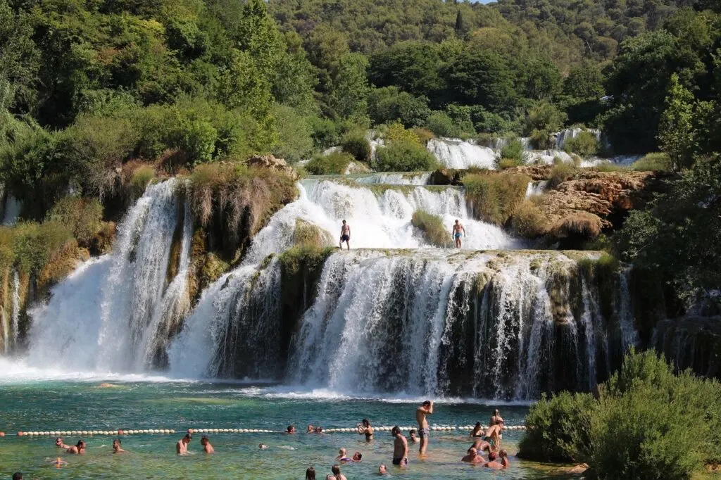 A day trip to Krka national Park is among the best tours from Dubrovnik 