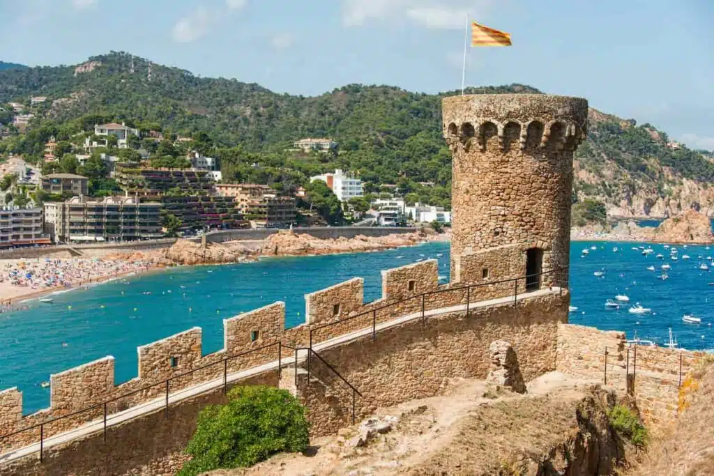 Tossa de Mar is one of the best day trips from Barcelona Spain 