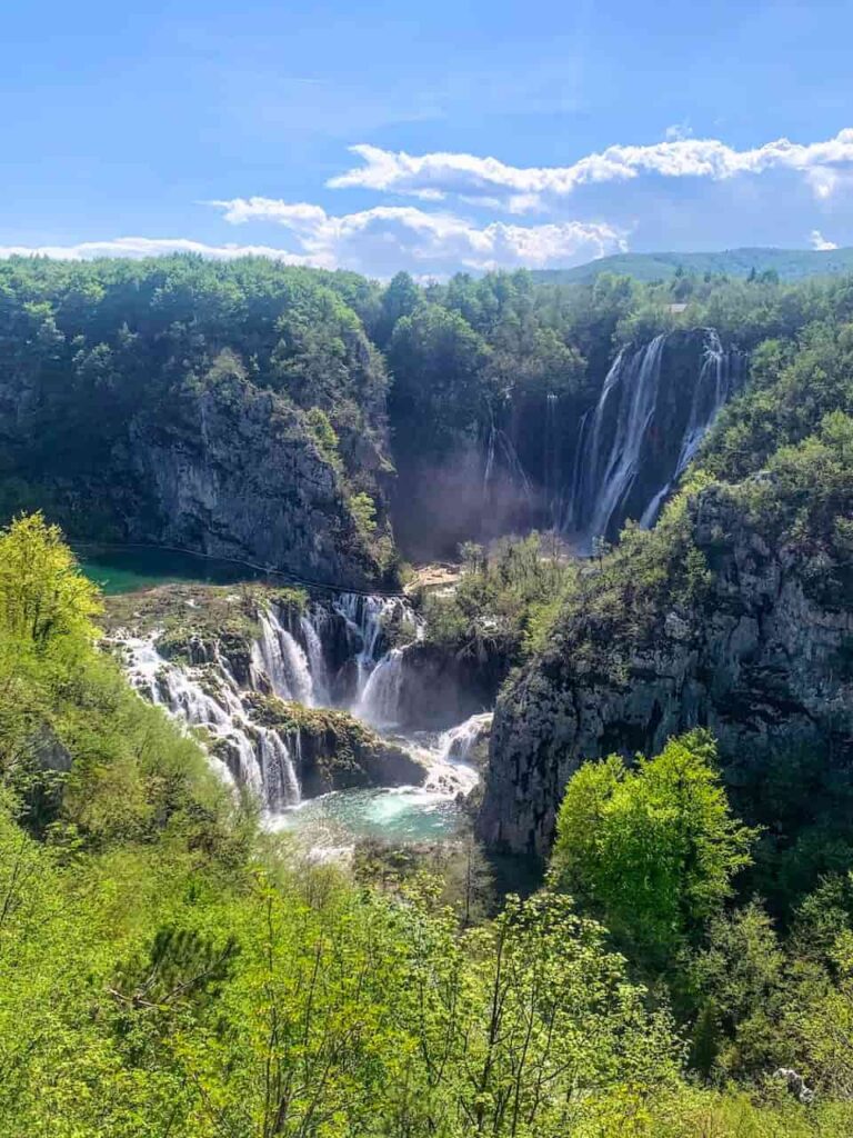 Visting Plitvice Lakes NP is among the best day trips from Zagreb Croatia