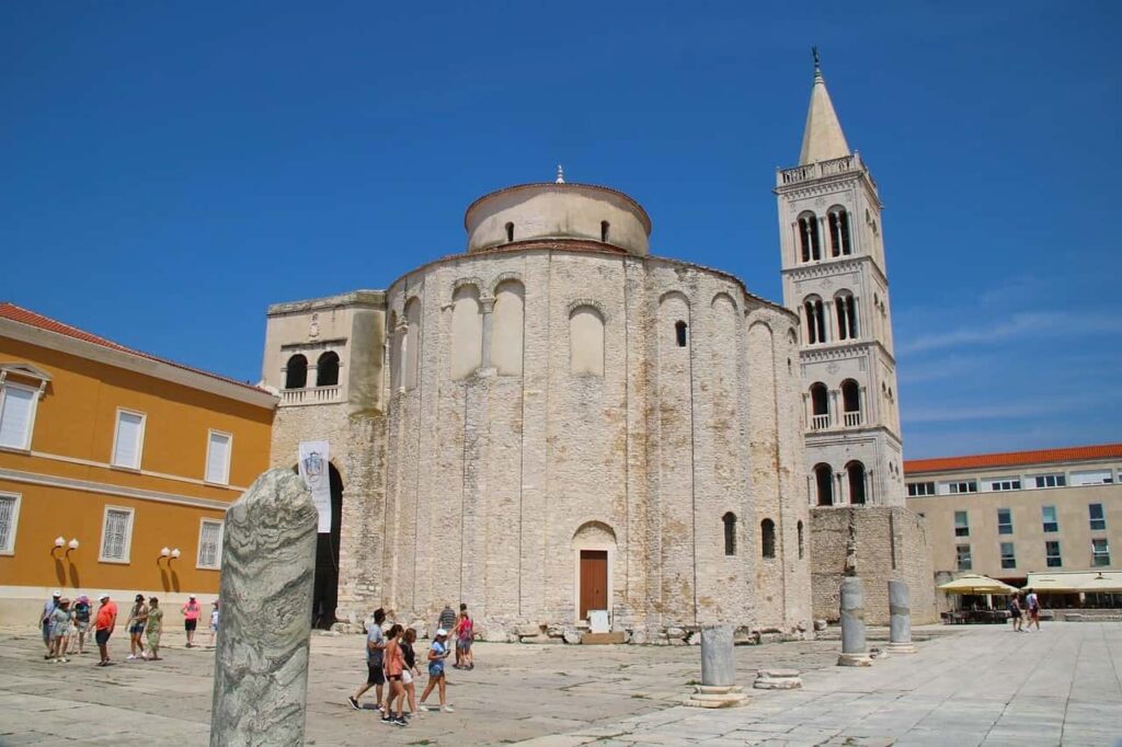 Visiting Zadar is among the best day trips from Zagreb Croatia 