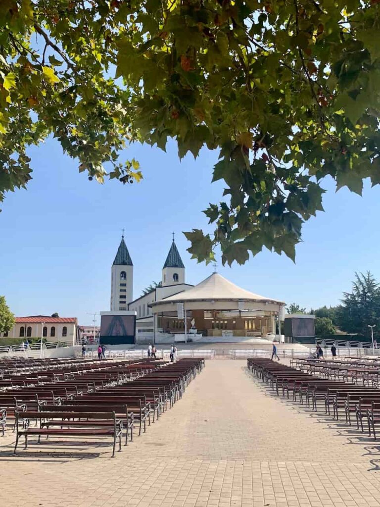 St James Church in Medjugorje in Bosnia