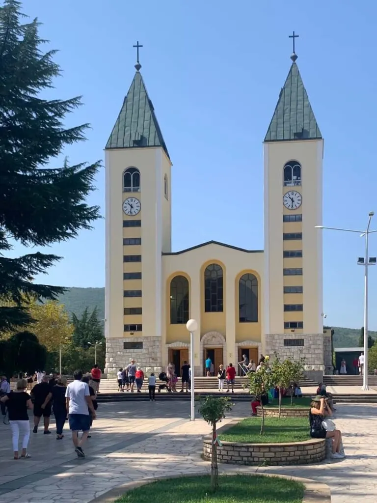 St James church in Medjugorje in Bosnia 