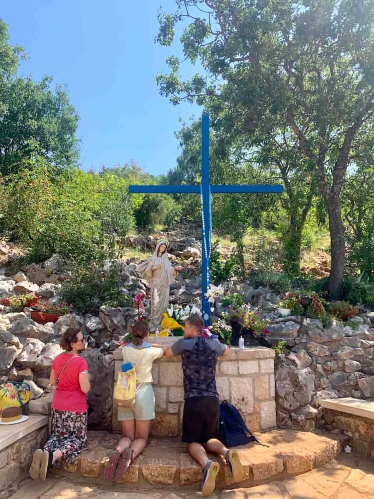 Visit Medjugorje in Bosnia and see the Blue Cross