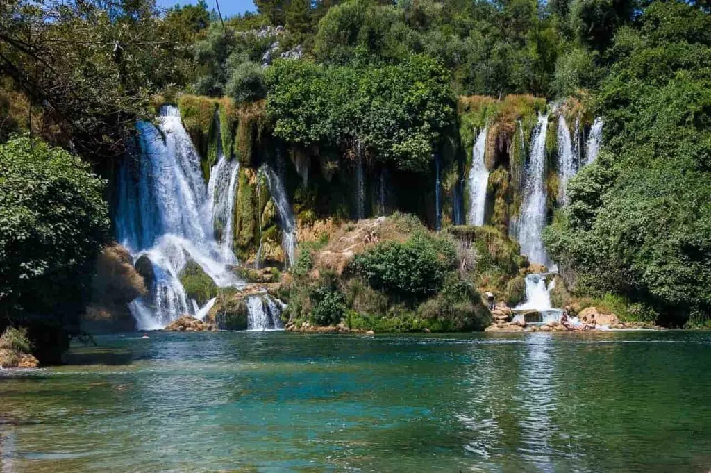 Visit Medjugorje in Bosnia and Heryegovina and see the nearby Kravice Waterfalls 
