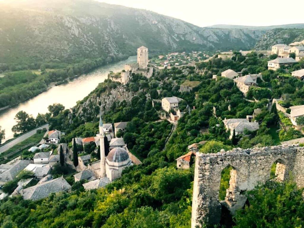 Visit Medjugorje in Bosnia and Herzegovina and see the nearby village of Počitelj 
