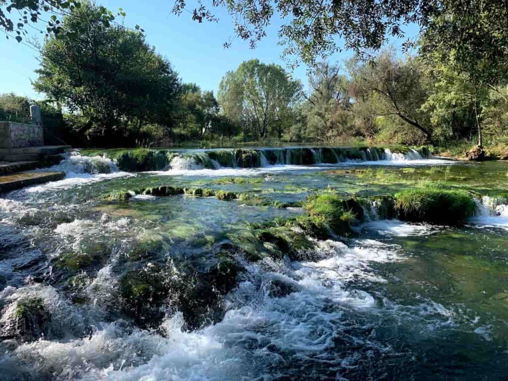 Kupalište Blilo near Kravice Waterfalls in Bosnia 