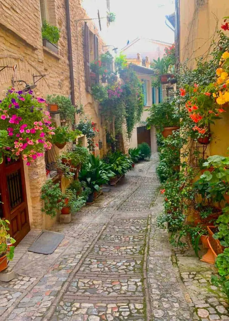 Beautiful Spello is one of the best towns in Umbria Italy 
