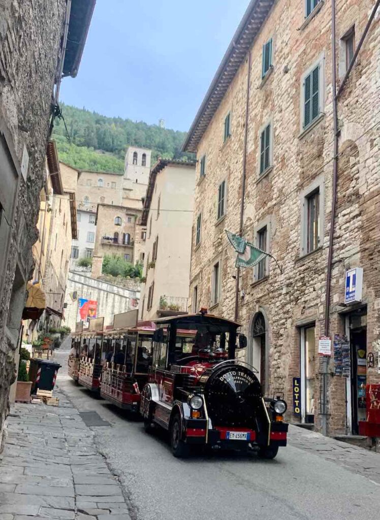 Gubbio is oneof the best towns in Umbria Italy 