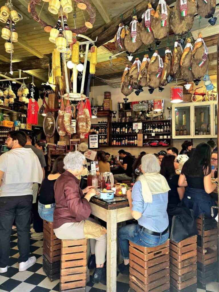Eating in Bologna Italy 