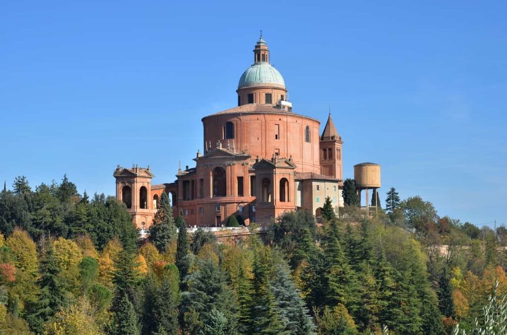 Visiting the Sanctuary of the Madonna of San Luca is among the best things to do in Bologna Italy 