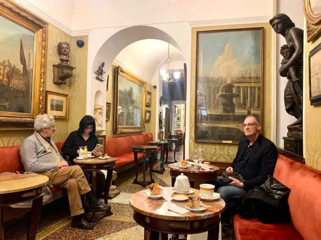 Antico Caffè Greco is a must-visit on any Rome in a day itinerary 