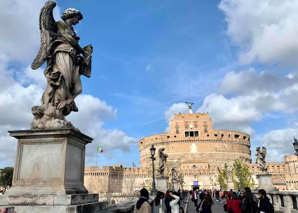 Castle Sant’Angelo is a must-visit on any 2 days in Rome itinerary 
