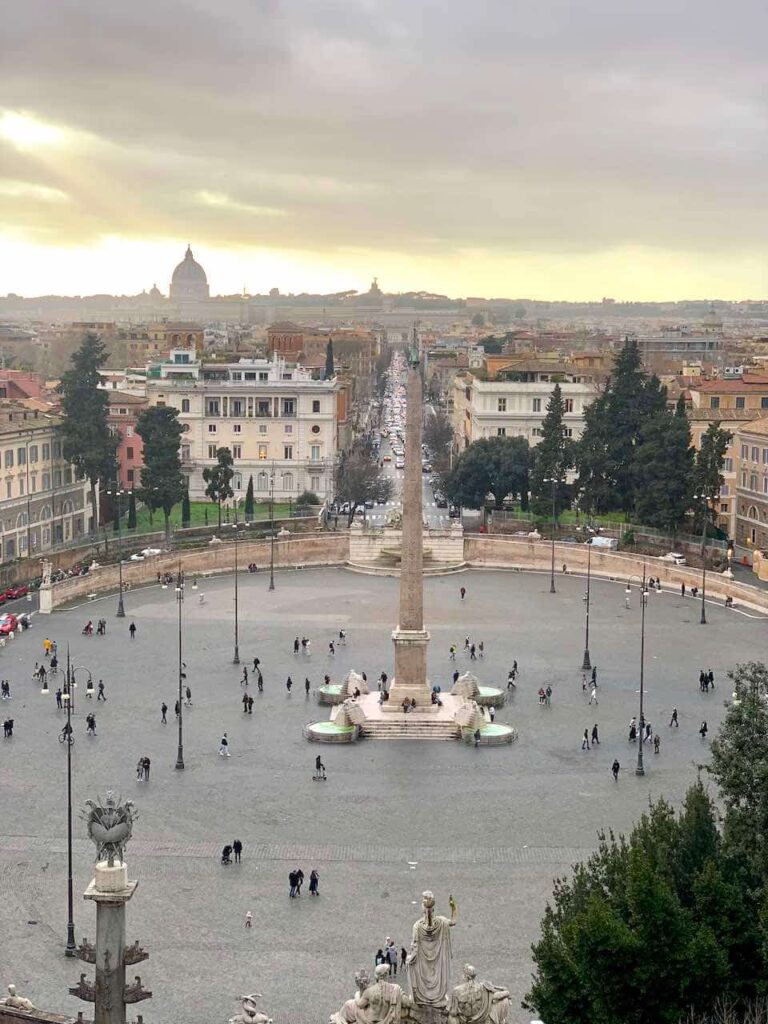 Pincio terrace is a must-go on any 2 days in Rome itinerary 