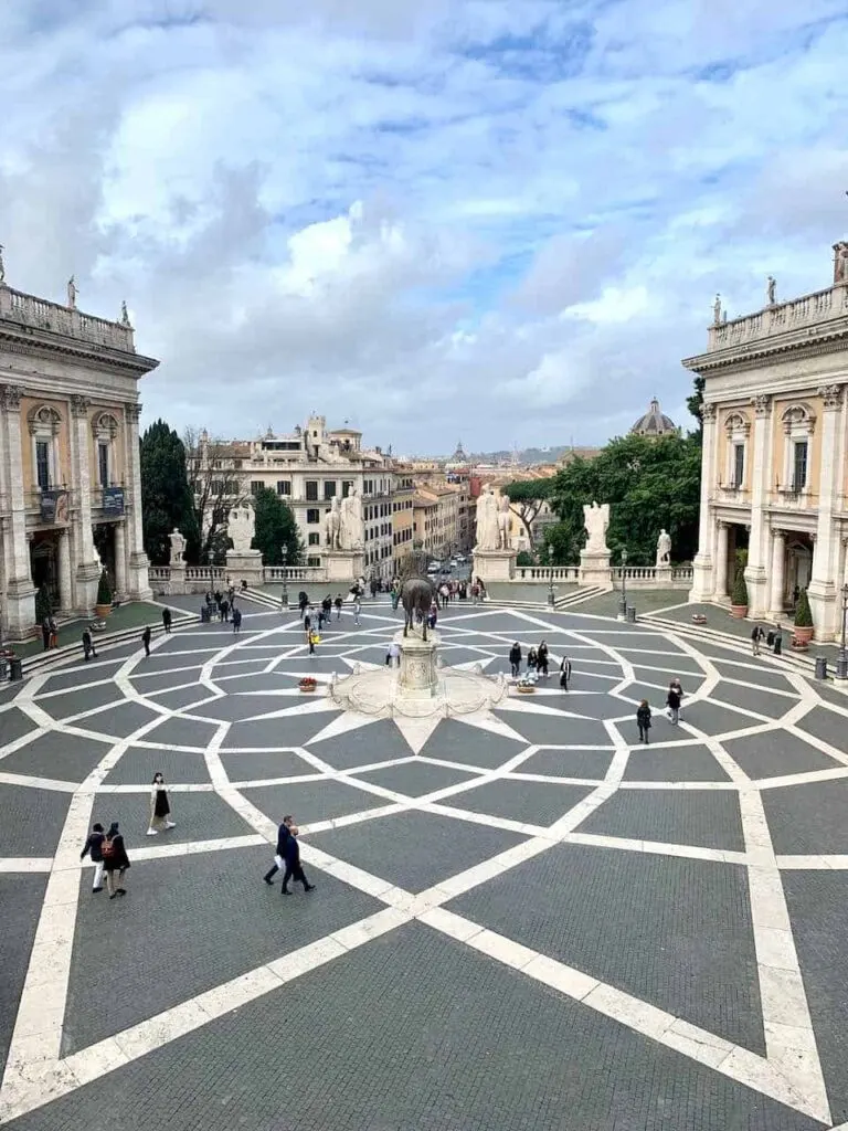 The Capitoline Square is a must-see on any 2 days in Rome itinerary 