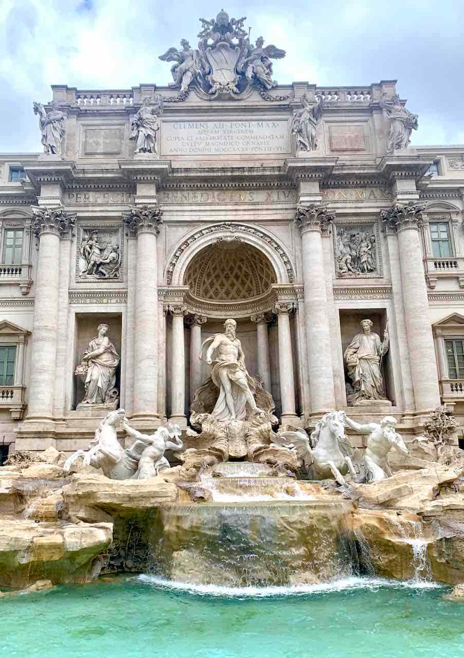 Trevi fountain is a must on any 2 days in Rome itinerary (Italy Travel Guide)