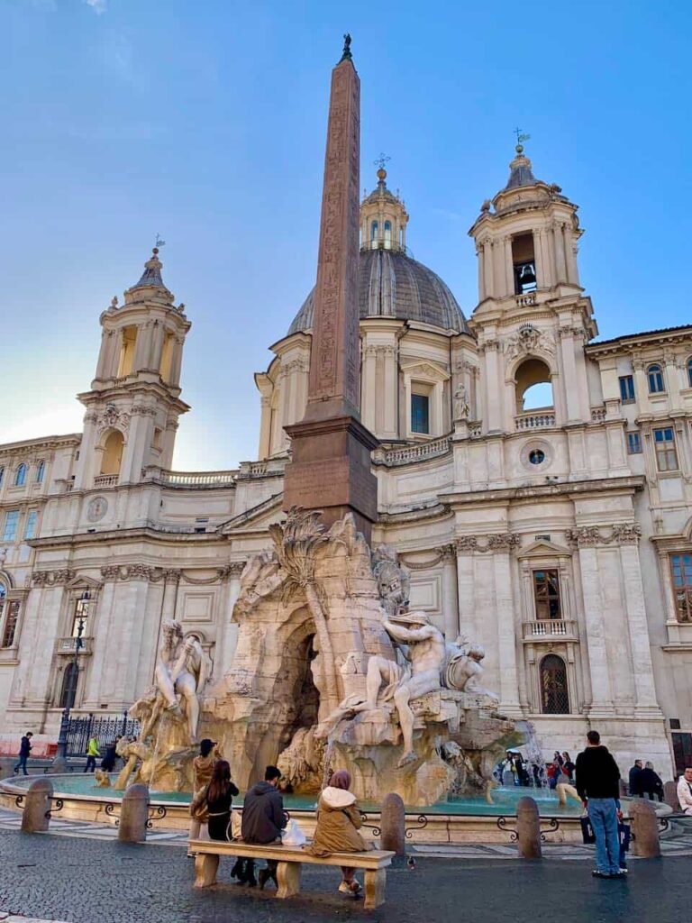 Piazza Navona is a must visit on any One Day in Rome itinerary 