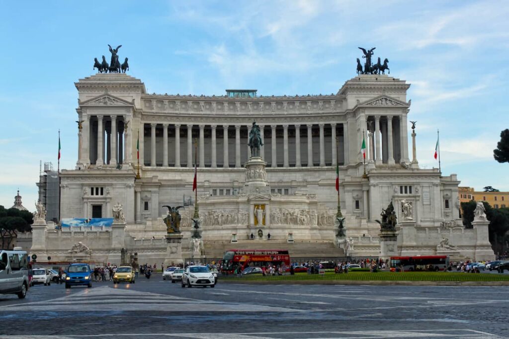 The Pizza Venezia is a must on any one day in Rome itinerary