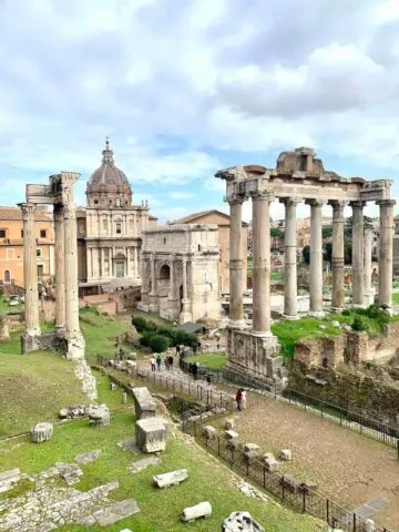 The Roman forum is a must see on any Rome in aday itinerary