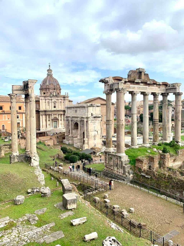 The Roman forum is a must see on any Rome in aday itinerary 