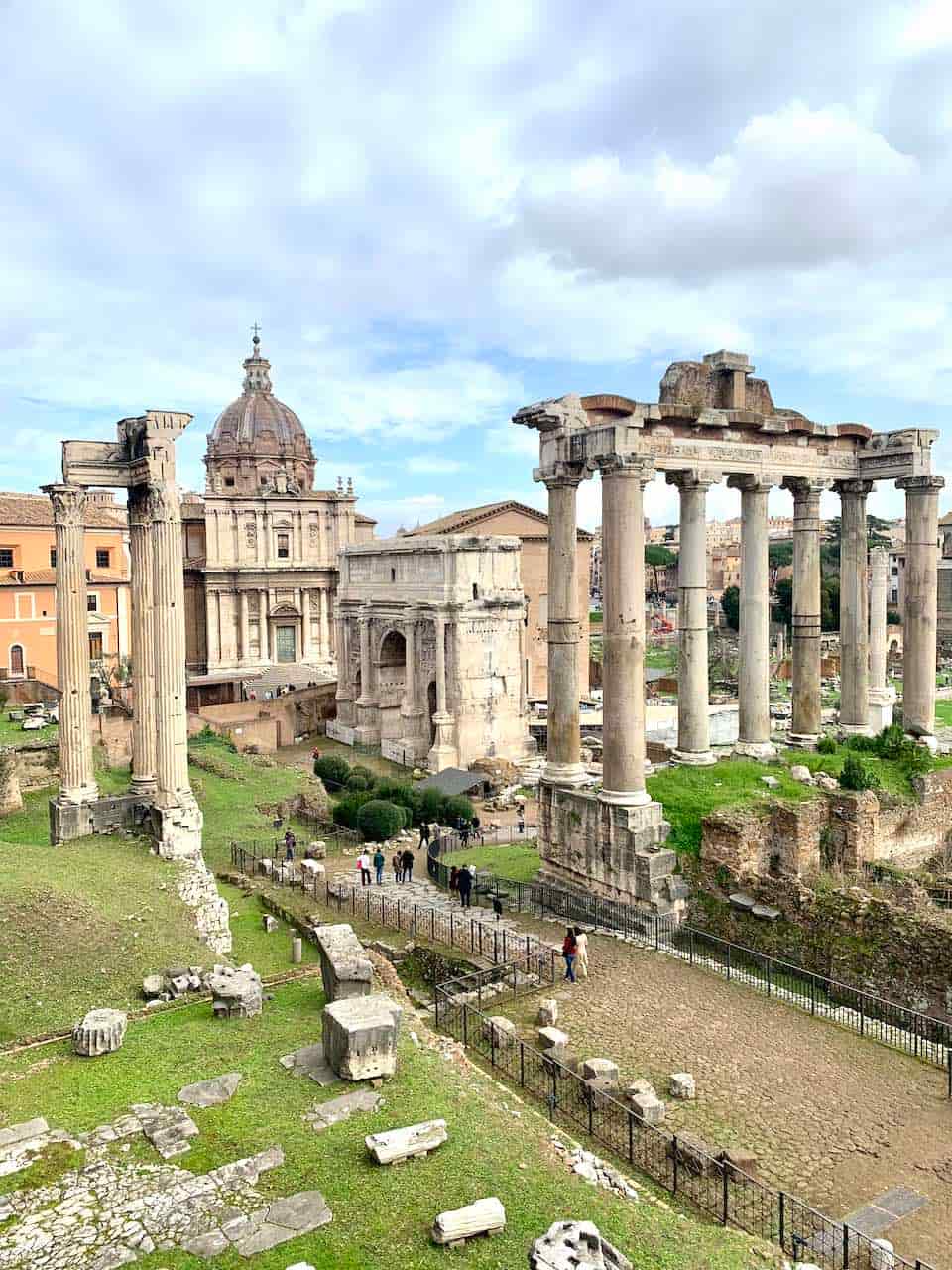 The Roman forum is a must see on any Rome in aday itinerary