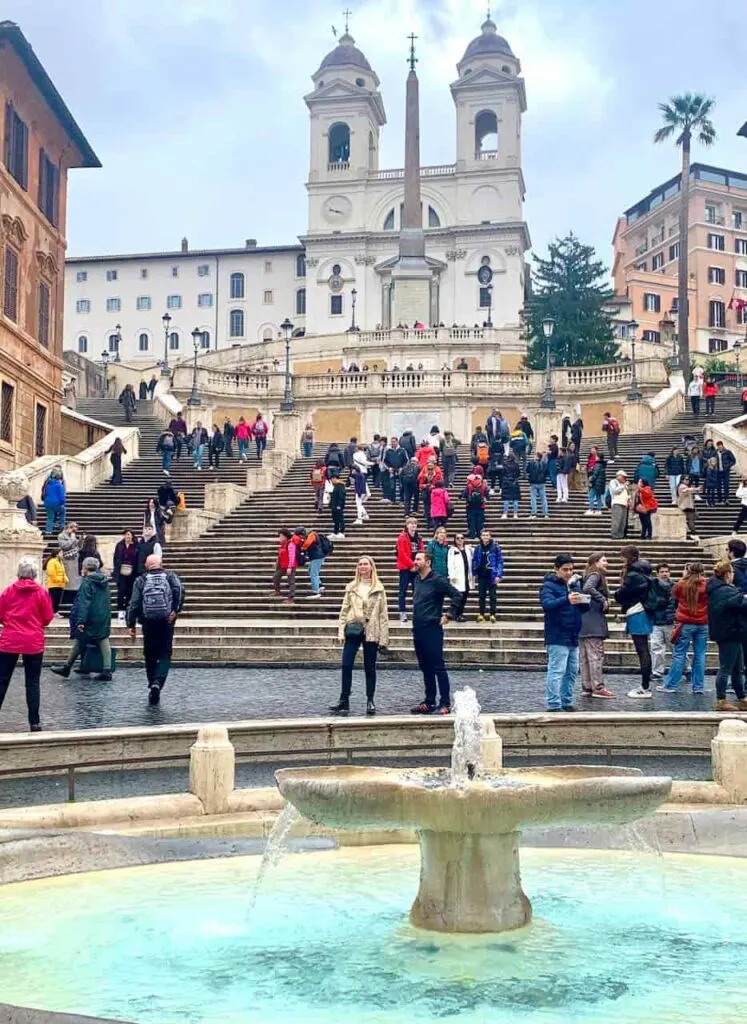 The Spanish Steps are a must on any Rome in a day itinerary 